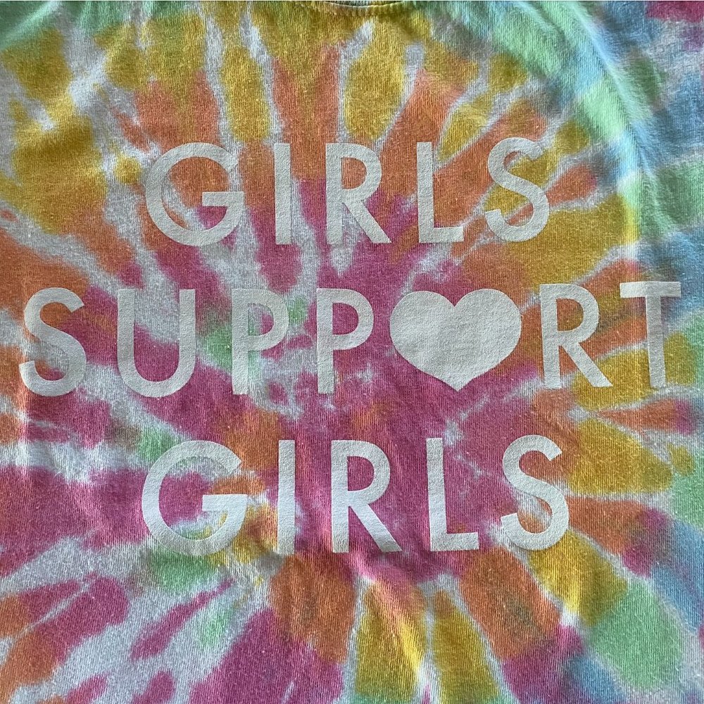NEW Tie Dye Girls Support Girls Unisex T-Shirt